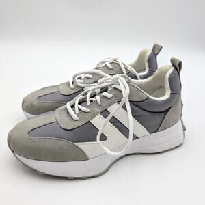 Urban Sport by JSlides Janey Sneaker Shoes Women's Grey/White Size US8M EU38.5